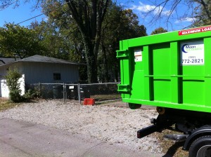 mini dumpsters fit in small spaces