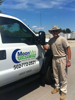 Moon Mini Dumpster in Louisville